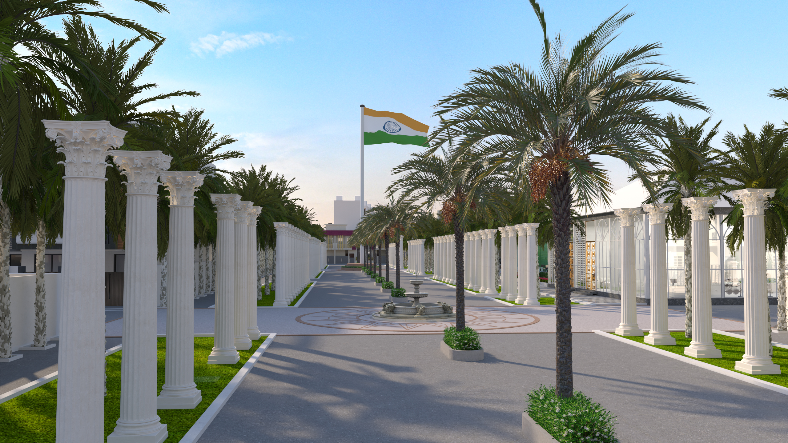 Palm Entrance Boulevard